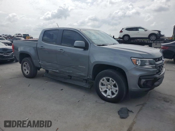 2021 Chevrolet Colorado 2WD LT with VIN 1GCGSCEN4M1138140, listed as a Copart auction lot 60117005 with 61,698 mi miles and Salvage title. Bid and sale history available at DreamBid. Image 4.
