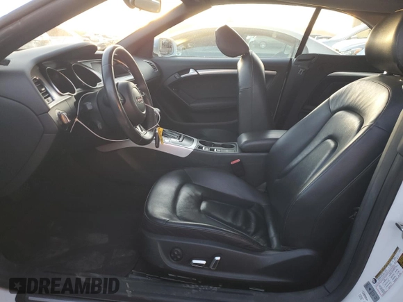 2016 Audi A5 Premium with VIN WAUD2AFH9GN001706, listed as a Copart auction lot 52953695 with 61,739 mi miles and Salvage title. Bid and sale history available at DreamBid. Image 7.