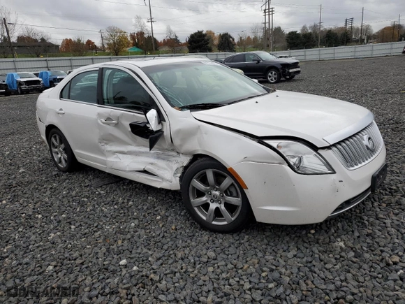 2010 Mercury Milan Premier with VIN 3MEHM0CG2AR606531, listed as a Copart auction lot 81759854 with 0 mi miles and Salvage Title. Bid and sale history available at carsss.com. Image 4.