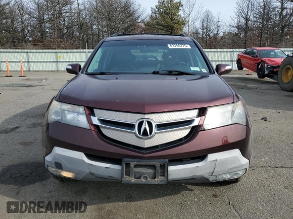 2008 Acura MDX Tech Pkg with VIN 2HNYD28338H519708, listed as a Copart auction lot 43756775 with 209,016 mi miles and Clean Title. Bid and sale history available at carsss.com. Image 5.
