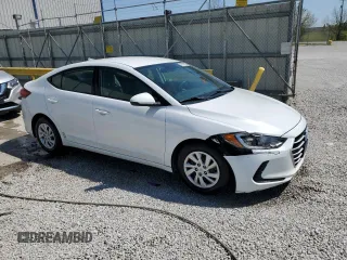 2017 Hyundai Elantra SE with VIN 5NPD74LF4HH136716, listed as a Copart auction lot 53873635 with 103,092 mi miles and Salvage Title. Bid and sale history available at DreamBid. Image 4.