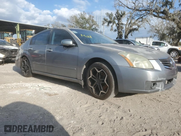 2007 Nissan Maxima 3.5 SE with VIN 1N4BA41E17C864979, listed as a Copart auction lot 75518724 with 0 mi miles and Salvage Title. Bid and sale history available at carsss.com. Image 4.