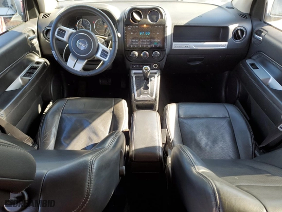 2016 Jeep Compass High Altitude Edition with VIN 1C4NJDEB1GD798645, listed as a Copart auction lot 46435305 with 95,457 mi miles and Salvage Title. Bid and sale history available at carsss.com. Image 8.