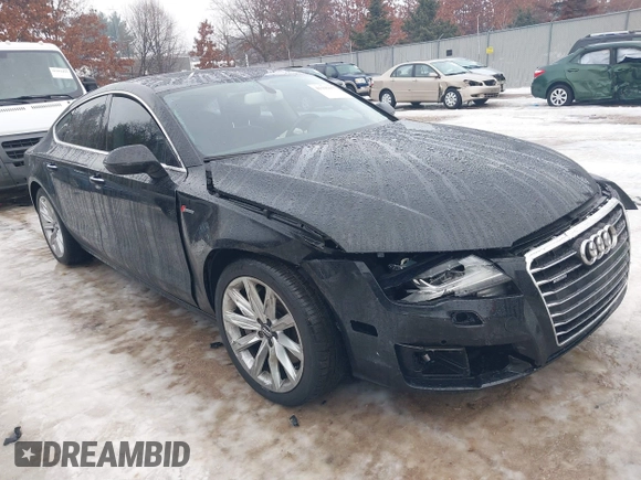 2013 Audi A7 Premium Plus with VIN WAUYGAFC1DN008541, listed as a IAAI auction lot 41193677 with 110,092 mi miles and . Bid and sale history available at DreamBid. Image 1.