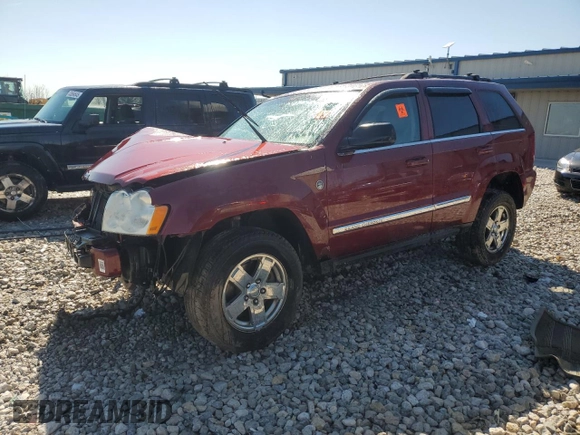 2007 Jeep Grand Cherokee Limited with VIN 1J8HR58277C524985, listed as a Copart auction lot 53262725 with Not provided miles and Clean title. Bid and sale history available at DreamBid. Image 1.