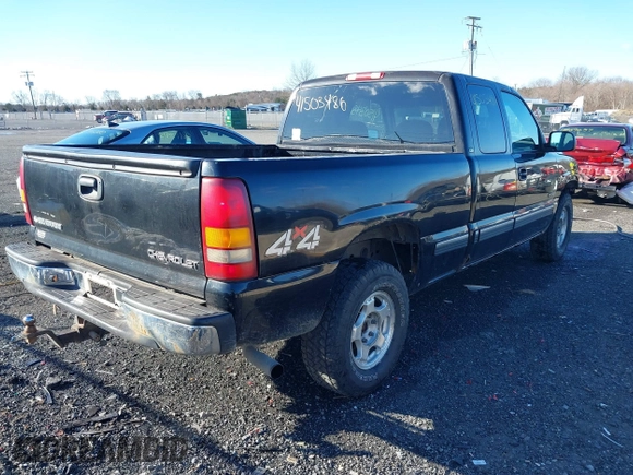 2000 Chevrolet Silverado 1500 LS with VIN 2GCEK19T7Y1200537, listed as a IAAI auction lot 41503486 with 191,143 mi miles. Bid and sale history available at carsss.com. Image 4.
