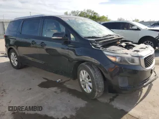 2016 Kia Sedona LX with VIN KNDMB5C16G6091943, listed as a Copart auction lot 50242475 with 182,678 mi miles and Salvage Title. Bid and sale history available at DreamBid. Image 4.