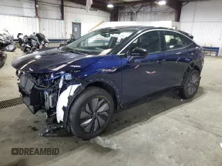 2024 Nissan ARIYA Evolve+ with VIN JN1BF0BA9RM435279, listed as a Copart auction lot 55615725 with 620 mi miles and Salvage title. Bid and sale history available at DreamBid. Image 1.