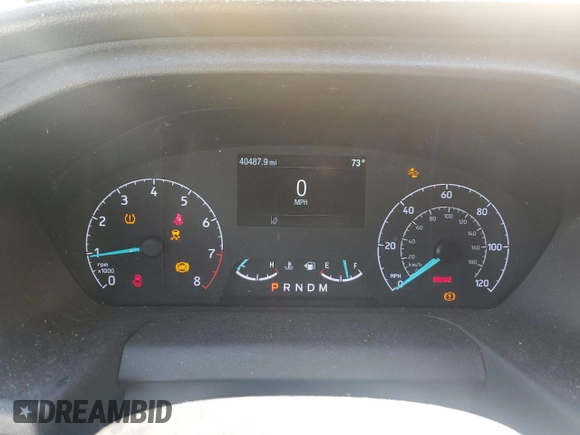 2023 Ford Transit Cargo with VIN 1FTBR1X87PKA73817, listed as a Copart auction lot 60380665 with 40,487 mi miles and Salvage title. Bid and sale history available at DreamBid. Image 9.
