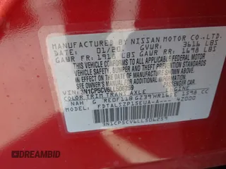 2020 Nissan Kicks SV with VIN 3N1CP5CV6LL506259, listed as a IAAI auction lot 41558197 with Not Provided miles. Bid and sale history available at carsss.com. Image 9.