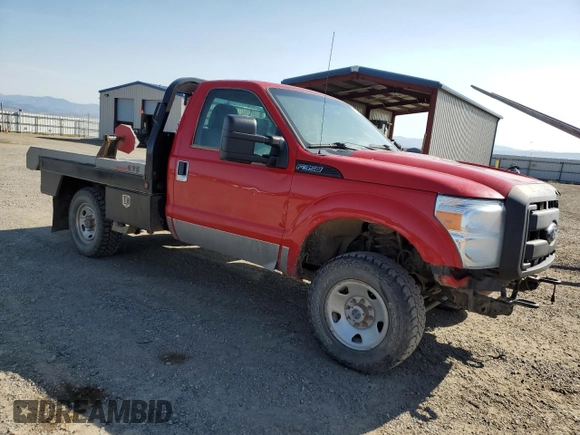 2015 Ford F-350 XL with VIN 1FTRF3B65FEA48534, listed as a Copart auction lot 68135964 with 204,110 mi miles and Salvage title. Bid and sale history available at DreamBid. Image 4.
