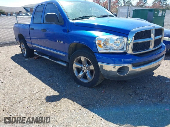 2008 Dodge 1500 SLT with VIN 1D7HA18N18J126742, listed as a IAAI auction lot 41809376 with 166,485 mi miles and . Bid and sale history available at DreamBid. Image 1.