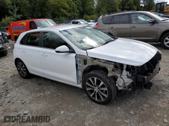 2018 Hyundai Elantra GT with VIN KMHH35LE1JU032623, listed as a Copart auction lot 72744674 with 86,702 mi miles and Salvage Title. Bid and sale history available at carsss.com. Image 4.