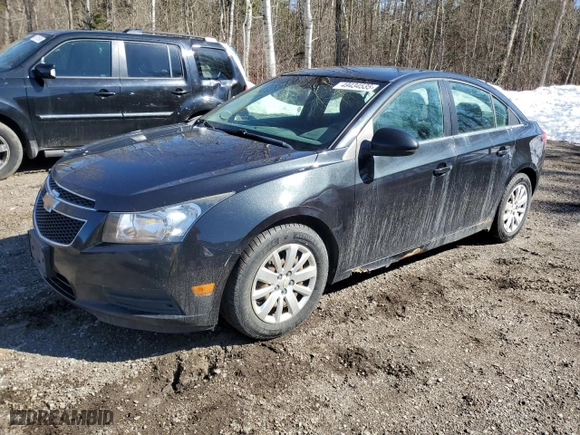 2011 Chevrolet Cruze LT w/1LT with VIN 1G1PF5S9XB7278493, listed as a Copart auction lot 49434535 with 337,649 mi miles and Clean Title. Bid and sale history available at carsss.com. Image 1.
