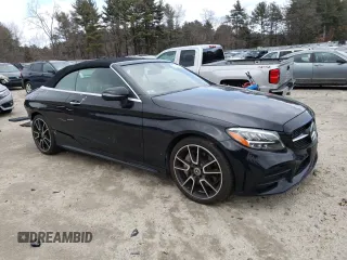 2020 Mercedes-Benz C 300 with VIN W1KWK8DB7LF998007, listed as a Copart auction lot 47938565 with 41,375 mi miles and Salvage Title. Bid and sale history available at DreamBid. Image 4.