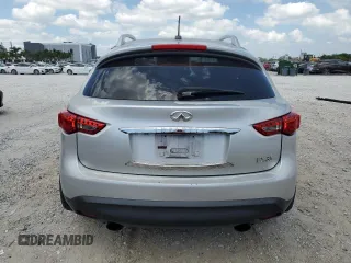 2010 Infiniti FX with VIN JN8AS1MU9AM800926, listed as a Copart auction lot 57456345 with 176,892 mi miles and Salvage title. Bid and sale history available at DreamBid. Image 6.