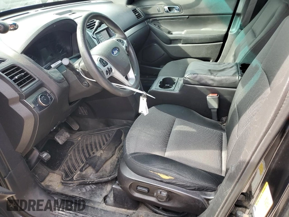 2015 Ford Utility Police Interceptor with VIN 1FM5K8AR3FGC41199, listed as a Copart auction lot 77938984 with 154,996 mi miles and Salvage Title. Bid and sale history available at carsss.com. Image 7.
