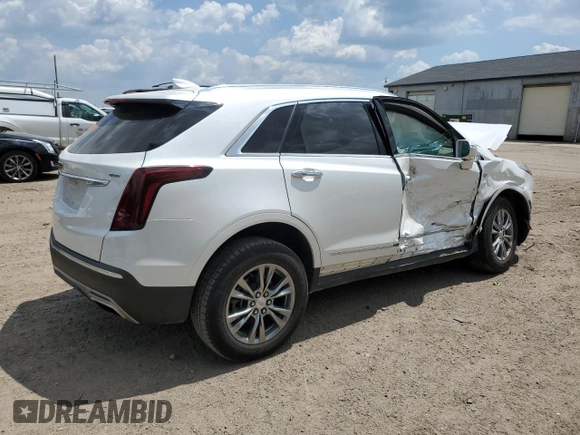 2020 Cadillac XT5 Premium Luxury AWD with VIN 1GYKNDRSXLZ236798, listed as a Copart auction lot 62731505 with Not provided miles and Clean title. Bid and sale history available at DreamBid. Image 3.