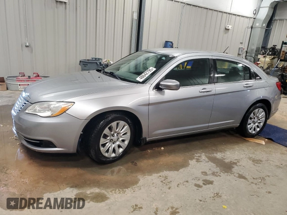 2013 Chrysler 200 LX with VIN 1C3CCBAG7DN737043, listed as a Copart auction lot 48642795 with 85,433 mi miles and Clean Title. Bid and sale history available at carsss.com. Image 1.