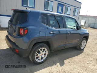 2023 Jeep Renegade Latitude with VIN ZACNJDB12PPP72954, listed as a Copart auction lot 54257005 with 25,320 mi miles and Clean Title. Bid and sale history available at carsss.com. Image 3.
