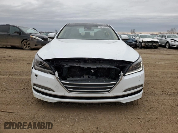 2017 Genesis G80 3.8L with VIN KMHGN4JE0HU180405, listed as a Copart auction lot 49168515 with 133,751 mi miles and Clean Title. Bid and sale history available at DreamBid. Image 5.