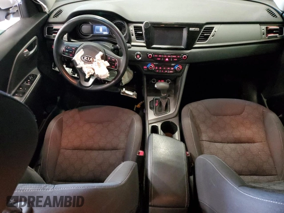 2017 Kia Niro LX with VIN KNDCB3LC6H5049927, listed as a Copart auction lot 62688124 with 123,870 mi miles and Salvage Title. Bid and sale history available at DreamBid. Image 8.