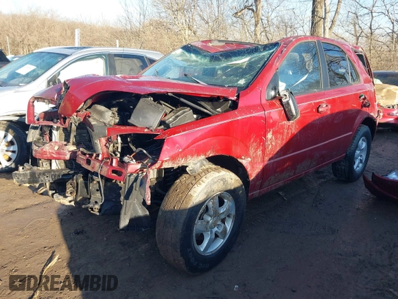 2008 Kia Sorento LX with VIN KNDJD735X85797316, listed as a IAAI auction lot 41656415 with 151,587 mi miles and . Bid and sale history available at DreamBid. Image 17.