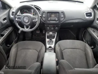 2018 Jeep Compass Sport with VIN 3C4NJCAB2JT411036, listed as a Copart auction lot 46046895 with 102,642 mi miles and Salvage Title. Bid and sale history available at carsss.com. Image 8.