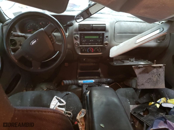 2009 Ford Ranger XLT with VIN 1FTZR45E09PA53648, listed as a Copart auction lot 47796845 with 108,587 mi miles and Salvage Title. Bid and sale history available at carsss.com. Image 8.