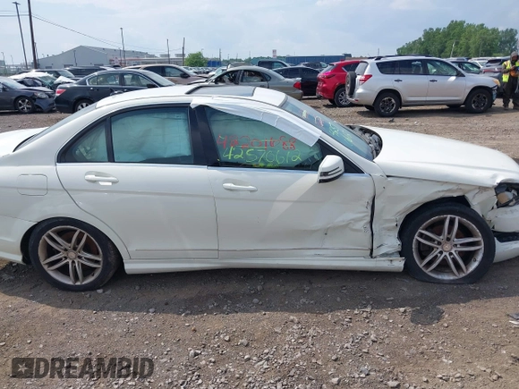 2012 Mercedes-Benz C 300 Sport with VIN WDDGF8BB2CA643903, listed as a IAAI auction lot 42570612 with 157,410 mi miles and . Bid and sale history available at DreamBid. Image 13.