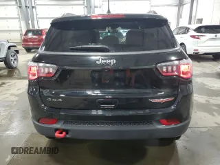 2019 Jeep Compass Trailhawk with VIN 3C4NJDDB4KT647187, listed as a Copart auction lot 50260575 with 63,098 mi miles and Salvage Title. Bid and sale history available at carsss.com. Image 6.