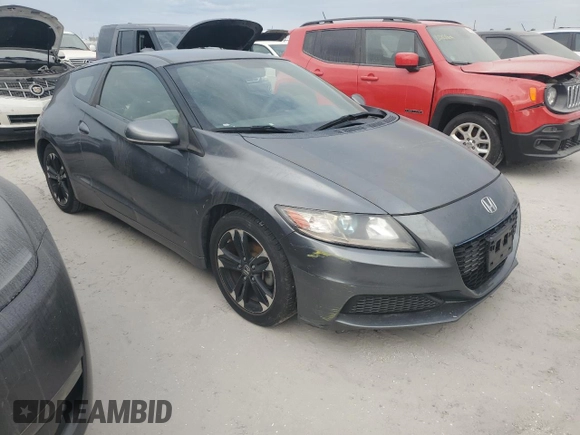 2014 Honda CR-Z with VIN JHMZF1D4XES001286, listed as a Copart auction lot 76580974 with Not Provided miles and Non Repairable. Bid and sale history available at DreamBid. Image 4.