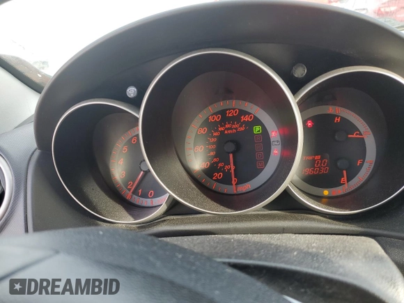 2006 Mazda 3 s with VIN JM1BK324261542255, listed as a Copart auction lot 84252034 with 196,030 mi miles and Salvage Title. Bid and sale history available at DreamBid. Image 9.
