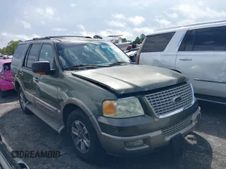 2003 Ford Expedition Eddie Bauer z VIN 1FMRU17W63LC13223, wystawiony jako IAAI lot #42160690 z przebiegiem Nie podano mil oraz . Historia ofert i sprzedaży dostępna na DreamBid. Obrazek 1.