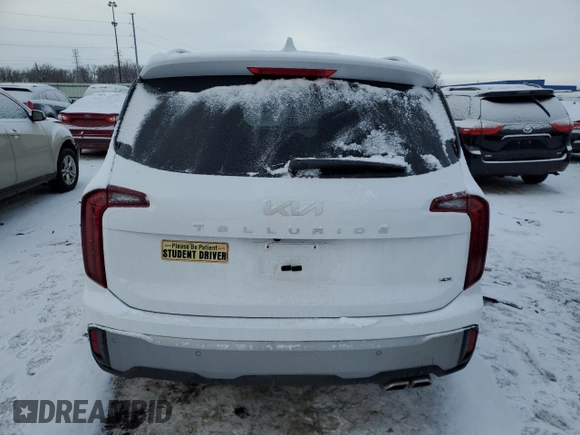 2024 Kia Telluride S with VIN 5XYP6DGC2RG564261, listed as a Copart auction lot 45869985 with 4,606 mi miles and Clean title. Bid and sale history available at DreamBid. Image 6.