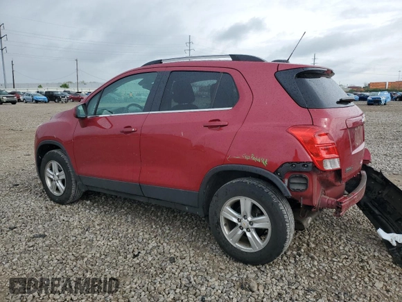 2015 Chevrolet Trax LT with VIN KL7CJRSB3FB117918, listed as a Copart auction lot 54357805 with 54,579 mi miles and Salvage Title. Bid and sale history available at carsss.com. Image 2.