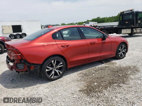 2019 Volvo S60 R-Design with VIN 7JRA22TM4KG015461, listed as a Copart auction lot 54357414 with 63,917 mi miles. Bid and sale history available at carsss.com. Image 3.