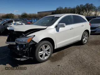 2015 Acura RDX Tech Pkg with VIN 5J8TB3H54FL014100, listed as a Copart auction lot 49879555 with 157,115 mi miles and Salvage Title. Bid and sale history available at carsss.com. Image 1.