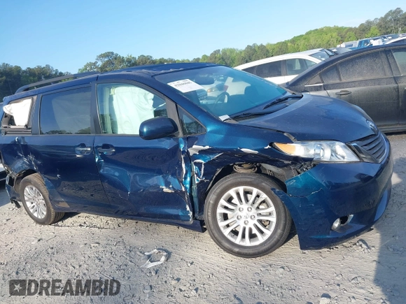 2011 Toyota Sienna XLE AAS with VIN 5TDYK3DC9BS070504, listed as a IAAI auction lot 42046045 with 193,066 mi miles and . Bid and sale history available at DreamBid. Image 13.