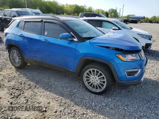 2018 Jeep Compass Limited with VIN 3C4NJCCB9JT194565, listed as a Copart auction lot 52621355 with 48,367 mi miles and Salvage title. Bid and sale history available at DreamBid. Image 4.