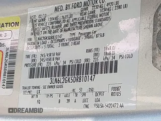 2013 Lincoln MKZ с VIN 3LN6L2GK5DR810147, выставлен на аукционе IAAI как лот 40102072 с пробегом 133 690 миль миль и . История ставок и продаж доступна на DreamBid. Изображение 9.