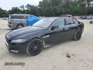 2017 Jaguar XF 20d Prestige with VIN SAJBE4BN7HCY46597, listed as a Copart auction lot 74809264 with 89,817 mi miles and Salvage Title. Bid and sale history available at carsss.com. Image 1.