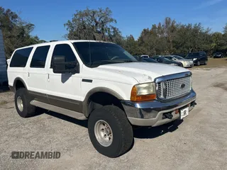 2001 Ford Excursion Limited with VIN 1FMSU43F41EA61436, listed as a Copart auction lot 43797905 with 381,029 mi miles and Salvage Title. Bid and sale history available at DreamBid. Image 1.