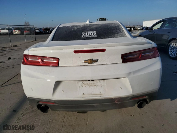 2017 Chevrolet Camaro 2LT with VIN 1G1FD1RX8H0164606, listed as a Copart auction lot 43161985 with 55,203 mi miles and Salvage Title. Bid and sale history available at carsss.com. Image 6.
