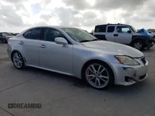 2006 Lexus IS 350 with VIN JTHBE262165010061, listed as a Copart auction lot 54209435 with 217,698 mi miles and Salvage Title. Bid and sale history available at DreamBid. Image 4.