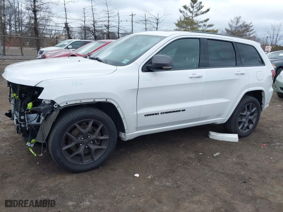 2021 Jeep Grand Cherokee Limited X with VIN 1C4RJFBG9MC623235, listed as a IAAI auction lot 41728457 with 38,950 mi miles. Bid and sale history available at carsss.com. Image 2.