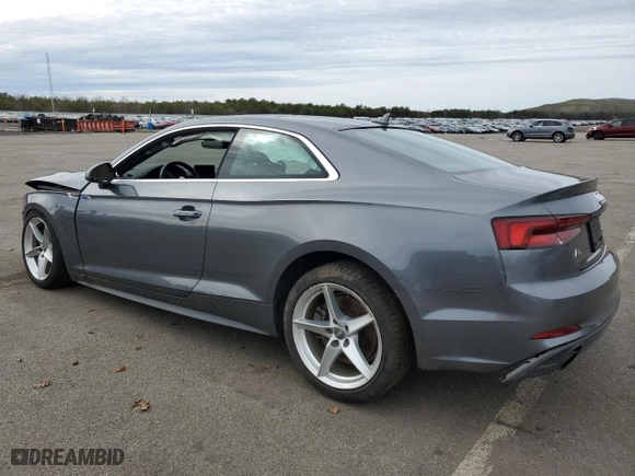 2019 Audi A5 Coupe Premium with VIN WAUSNAF57KA016466, listed as a Copart auction lot 51933635 with 43,601 mi miles and Clean Title. Bid and sale history available at carsss.com. Image 2.