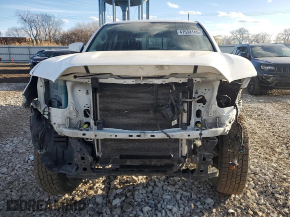 2021 Toyota Tacoma 4WD SR5 with VIN 3TMDZ5BN0MM101524, listed as a Copart auction lot 47534145 with 112,792 mi miles and Salvage Title. Bid and sale history available at carsss.com. Image 5.