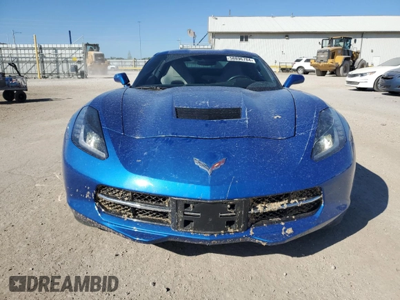 2015 Chevrolet Corvette 1LT with VIN 1G1YB2D71F5121186, listed as a Copart auction lot 58896784 with 11,017 mi miles and Salvage Title. Bid and sale history available at carsss.com. Image 5.