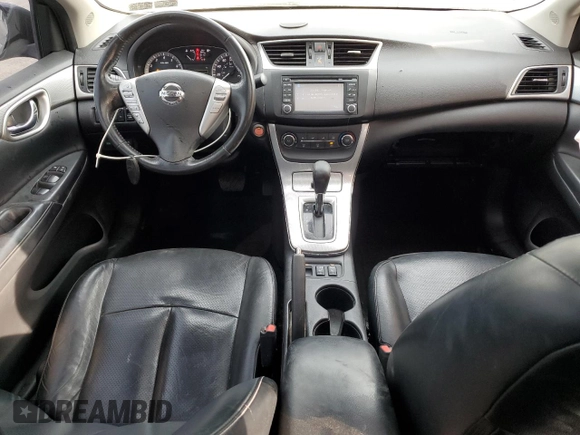 2015 Nissan Sentra SR with VIN 3N1AB7AP5FY338580, listed as a Copart auction lot 54394905 with 125,120 mi miles and Salvage Title. Bid and sale history available at DreamBid. Image 8.